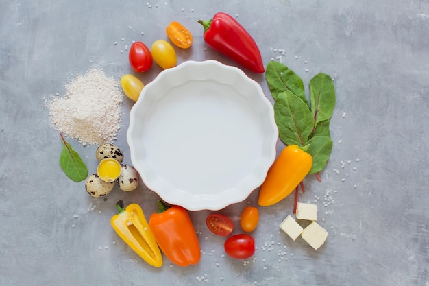 Bol cu ingrediente proaspete